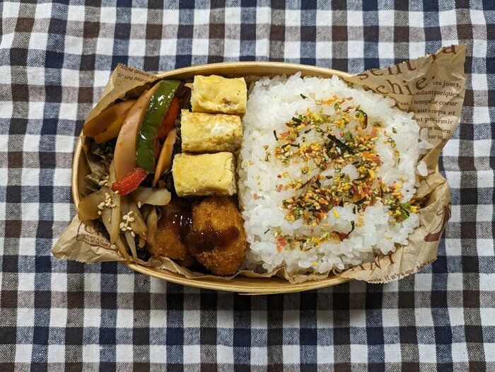 【お弁当】本日も手抜き弁当なり