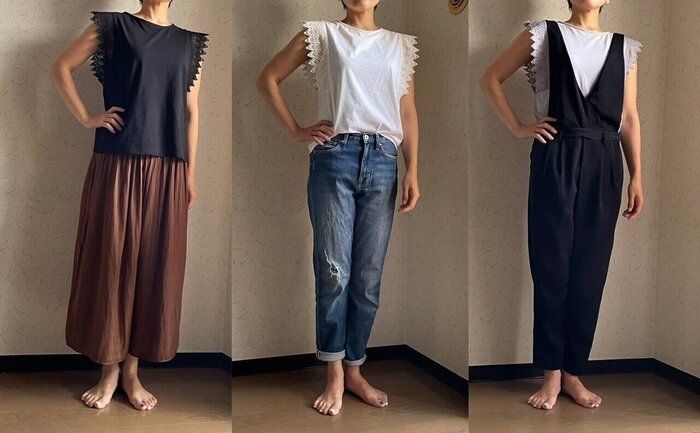 【GU】これが590円！？40代でも思わず3色買った高見えトップス