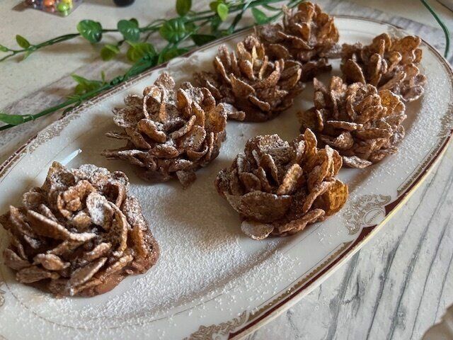 【クリスマス】簡単なのに可愛い！コスパ最強！本物そっくり松ぼっくりケーキの作り方