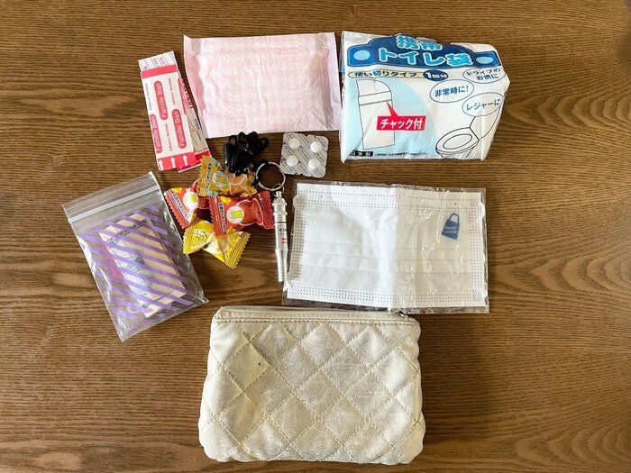 【9月は防災月間】「防災ポーチ」の中身を見直してみました