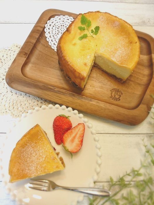 親子クッキングにおすすめ！混ぜるだけ♪簡単本格ベイクドチーズケーキ