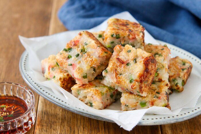 【旬の大根を食べよう】桜海老とねぎの大根もちレシピ