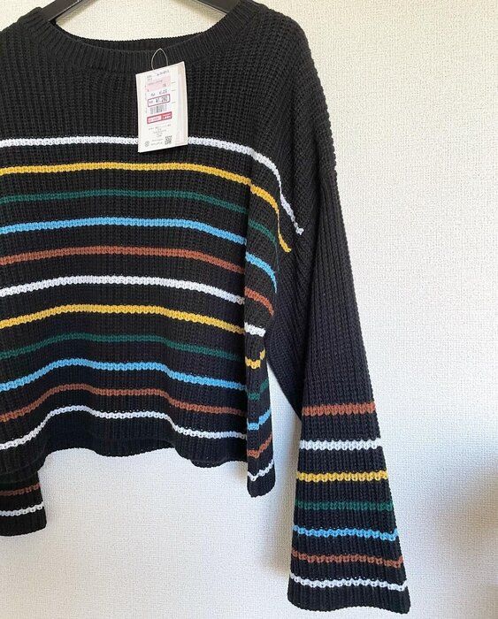 【しまむら価格で買えちゃう！】かわいすぎマルチボーダーニット！