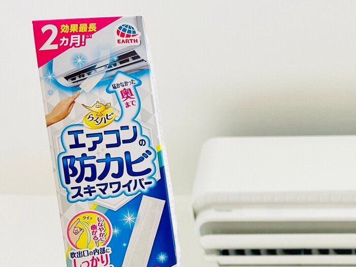 【夏のラク家事】拭くだけでエアコン2ヶ月防カビ！？ズボラでも続けられる防カビ習慣
