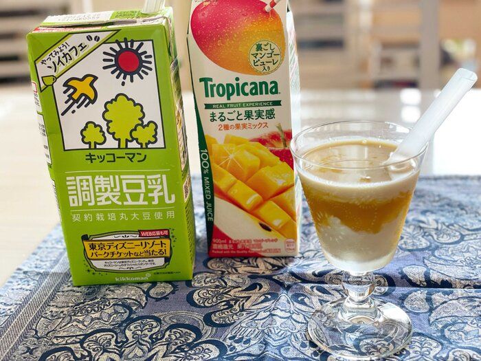 【おうちカフェレシピ】夏に飲みたいソイマンゴーで元気に美しく！