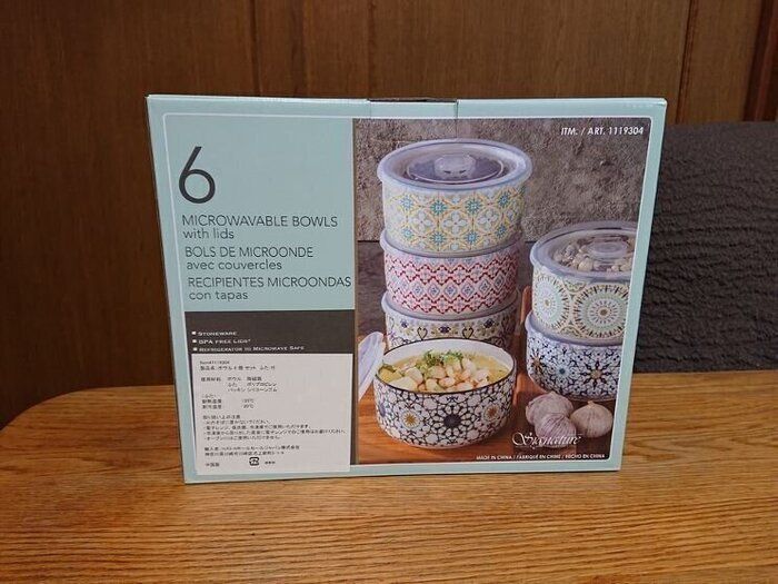 【コストコ】かわいい蓋付きボウルセット