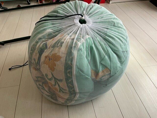 【3COINS】これ超便利！布団用巾着ランドリーネットがすごく良い！