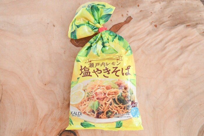 【カルディ】瀬戸内レモンの風味が効いた塩やきそばを自宅で堪能♪＆もっとおいしい！おすすめレシピ付き