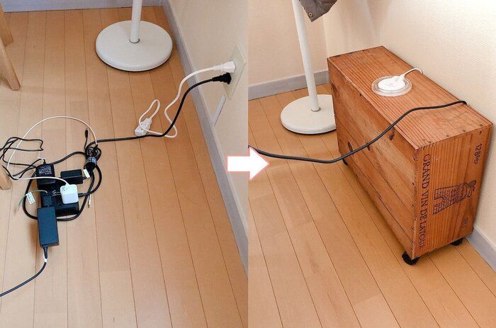 生活感の原因はコレかも！？家電のコードは隠してすっきり　100均おすすめアイテムも