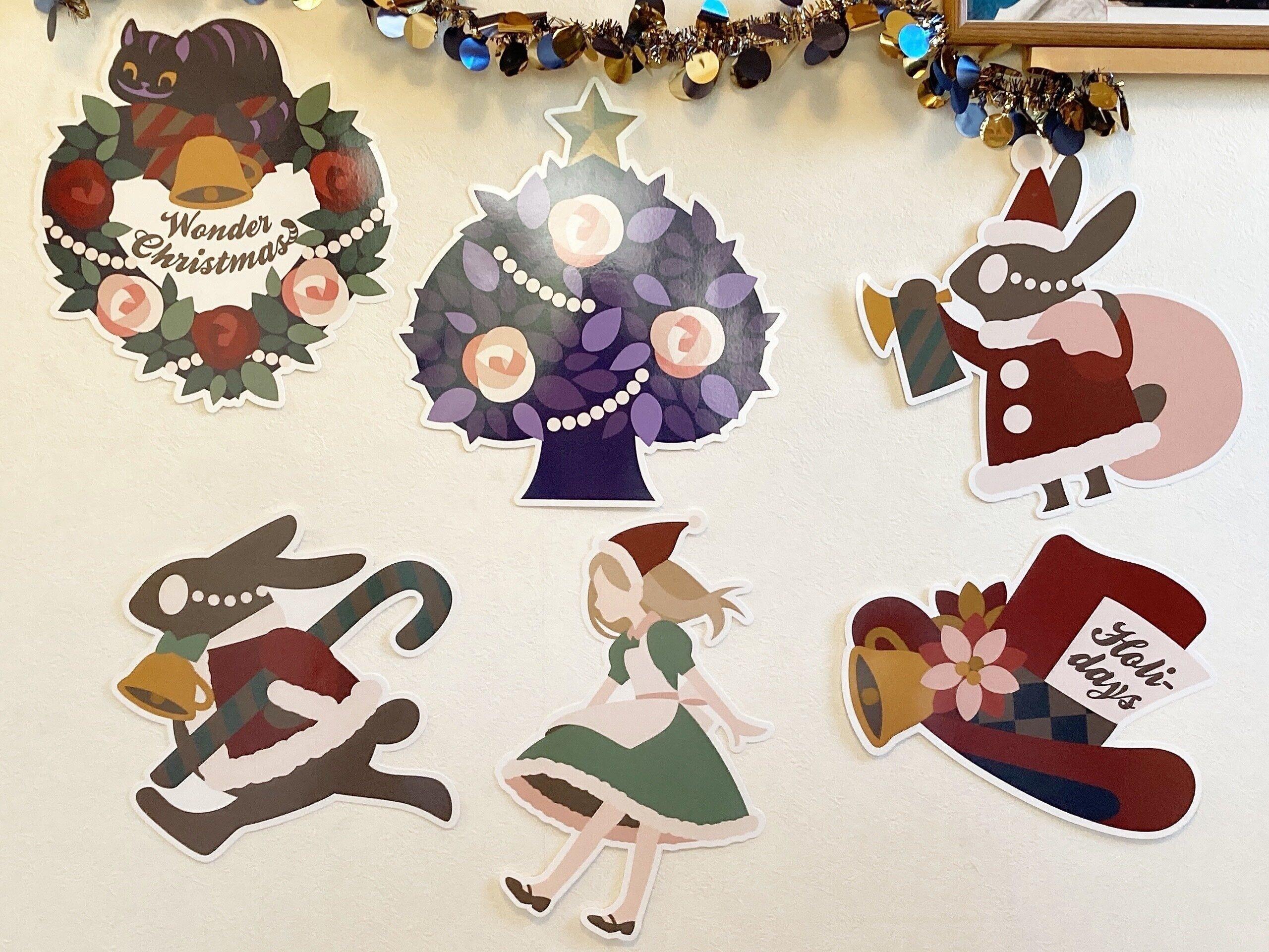 【セリア】かわいすぎる！『不思議の国のアリス』ウォールペーパー