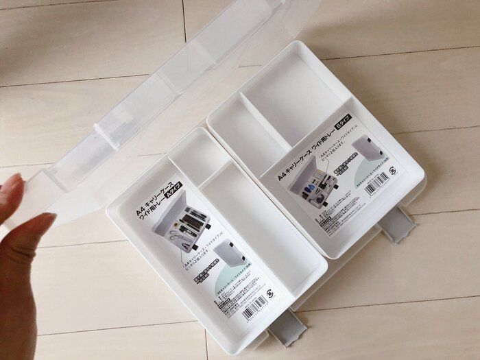 組み合わせ自在！セリアのキャリーケースは整理収納の救世主