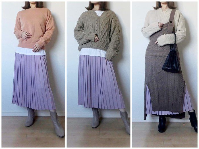 【UNIQLO】今から春まで着れちゃう！春先取り高見えスカートが2,990円