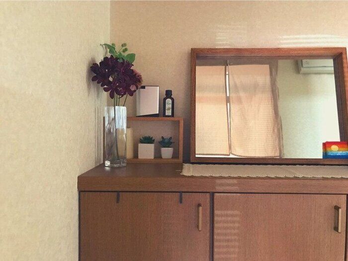 ダイソーのドライフラワー風造花が秀逸！玄関を秋色におしゃれに