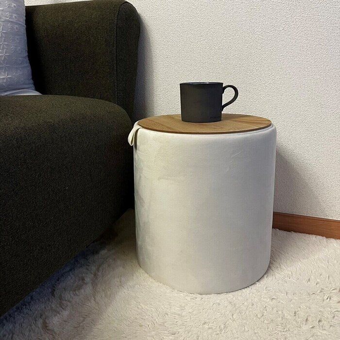 【salut】WEB予約商品！テーブルにもなって収納もできちゃうおしゃれなスツール