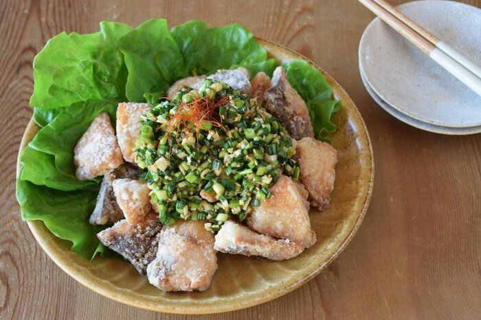 【旬食材】ブリで美味しい油淋鶏を作ってみよう