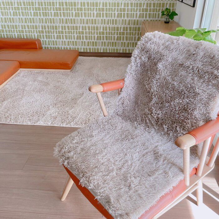 【ケユカ】その手があったか！990円のキッチンマットがムートンラグ風に変身！