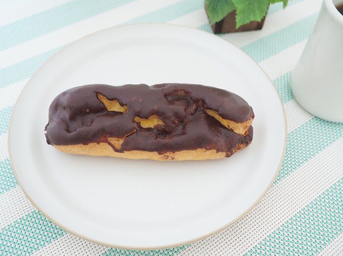 【ミニストップ】ふわふわでクリーミー！生カスタードエクレアはカスタードクリームたっぷりでうれしい！