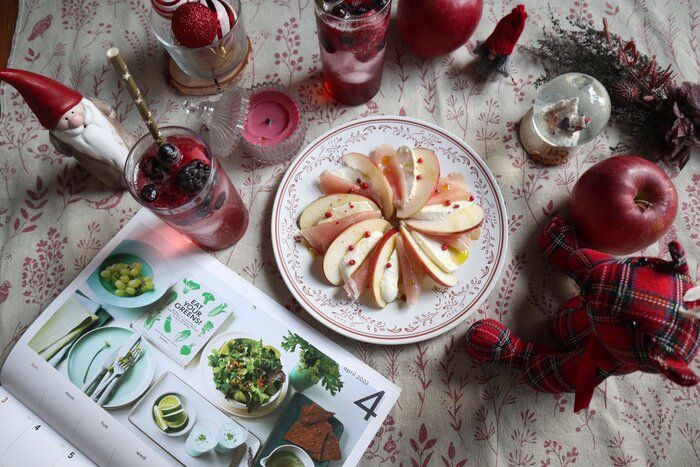 サンキュ!12月号付録インテリアカレンダーのスタイリング真似っこ