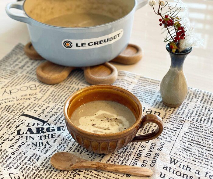 【腸活レシピ】旬の食材ごぼうのポタージュで内側から強くなろう！