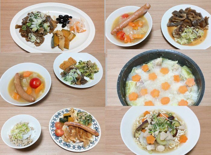 【食費2万円生活】1月14〜20日夜ご飯記録