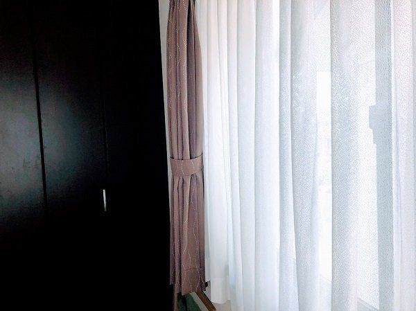 カーテン整頓