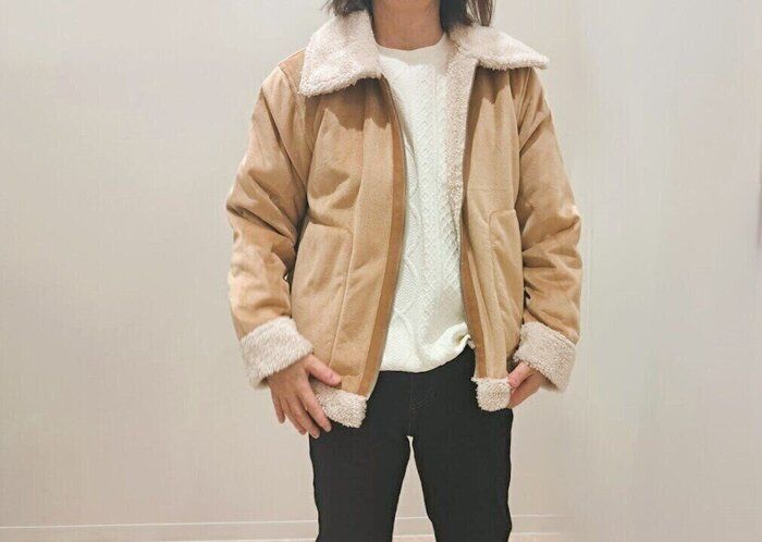 【ワークマン】かわいいベロア調ジャケットが2500円で手に入る