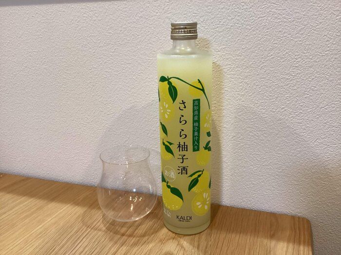 【カルディ】一日頑張った自分へのご褒美に「さらら柚子酒」