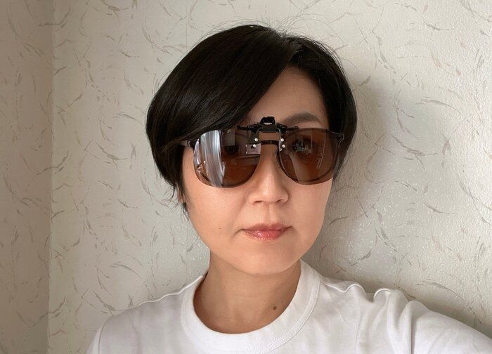 メガネさん必見！ダイソーでメガネに付けるサングラスが買えるよ！