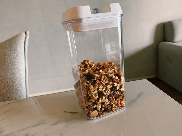 フライパンで5分！オートミールグラノーラの作り方