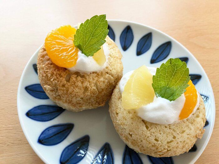 5分で作れる。３つの材料で作る揚げないドーナツ♪