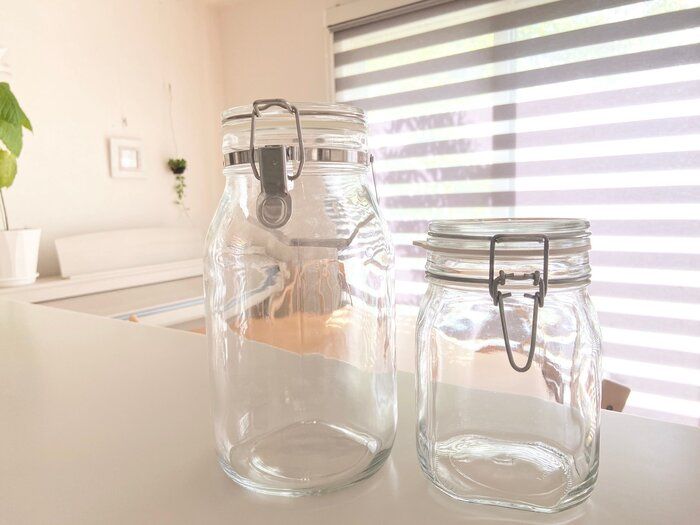 効率重視のワーママの時々丁寧な暮らしと無印良品のビン。