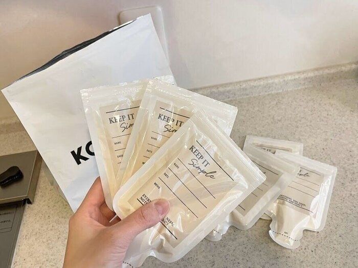 【キャンドゥ】プロテインの小分けにも！便利な粉ミルク用ストックバッグ