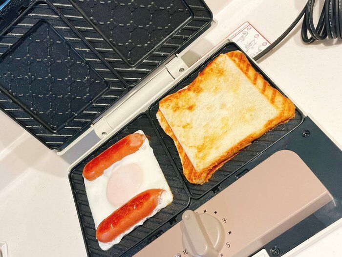 朝時間のプレゼント！ホットサンドメーカーのある生活。