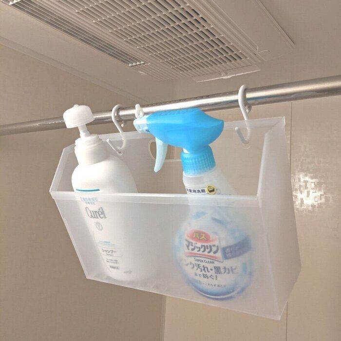 フックと組み合わせるだけで浮かせる収納に！オススメ収納ケースをみつけました