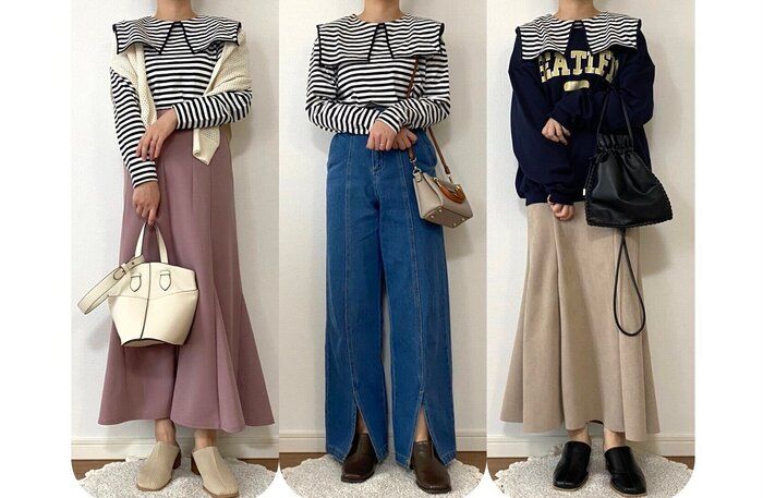 【しまむら】1089円子供っぽくならない！？ビッグカラーのボーダートップス！