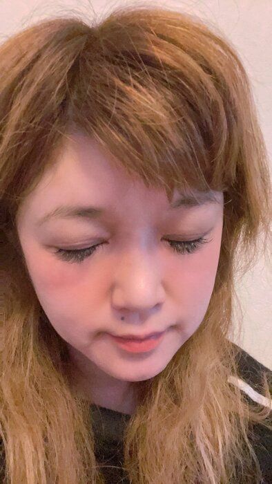 マツエクで盛り盛り