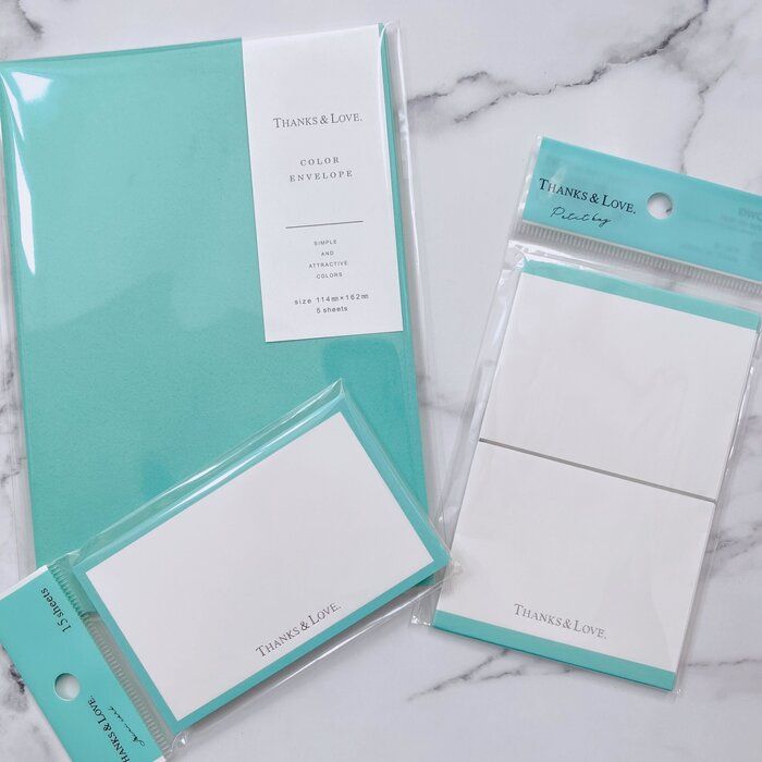 セリア　ティファニー風ペーパーアイテム