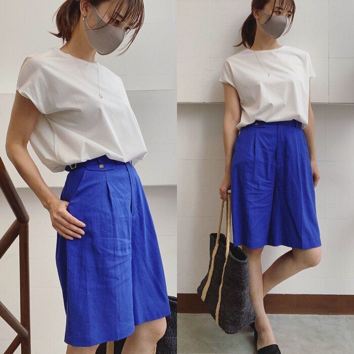 大人可愛く❤︎アラフォー夏コーデまとめ❤︎