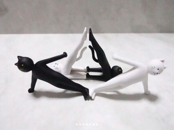 カプセルトイ「ねこ de 組体操」