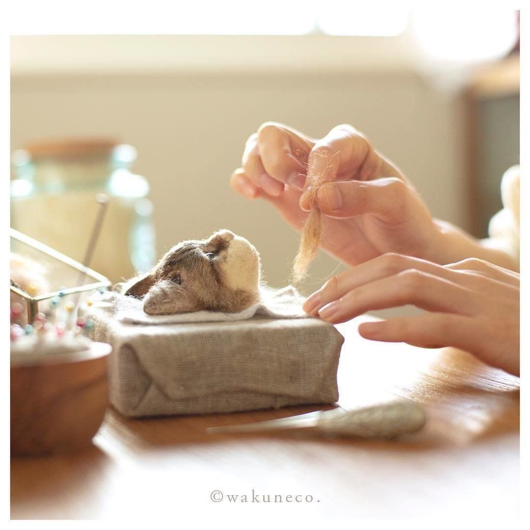 「わくねこ」制作風景