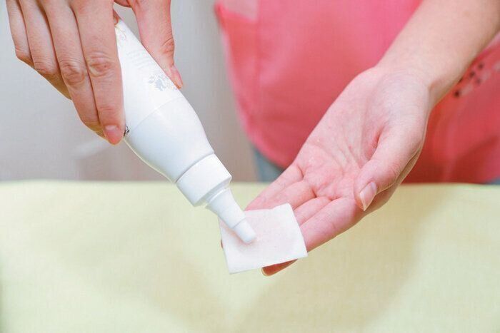 拭き取りで「あご」「しっぽ」「耳」をサラッと