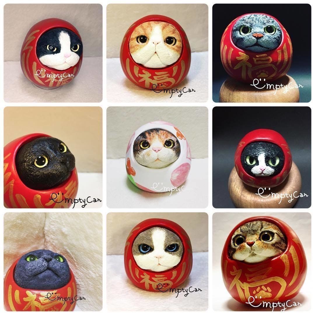 表情豊かなけだるまたち