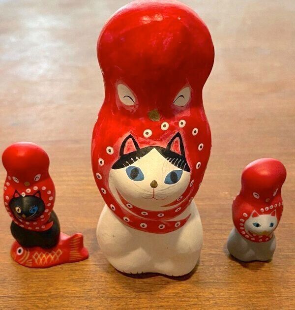 相良人形 猫に蛸 猫に蛸(相良人形）｜道の駅米沢