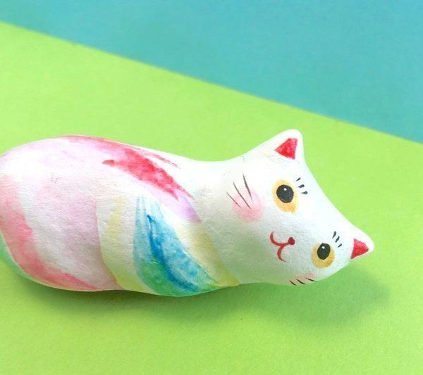 『まん丸ギャラリー』の猫の置物