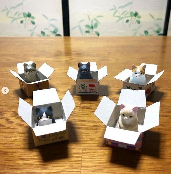 カプセルトイ「まちぼうけ猫2」