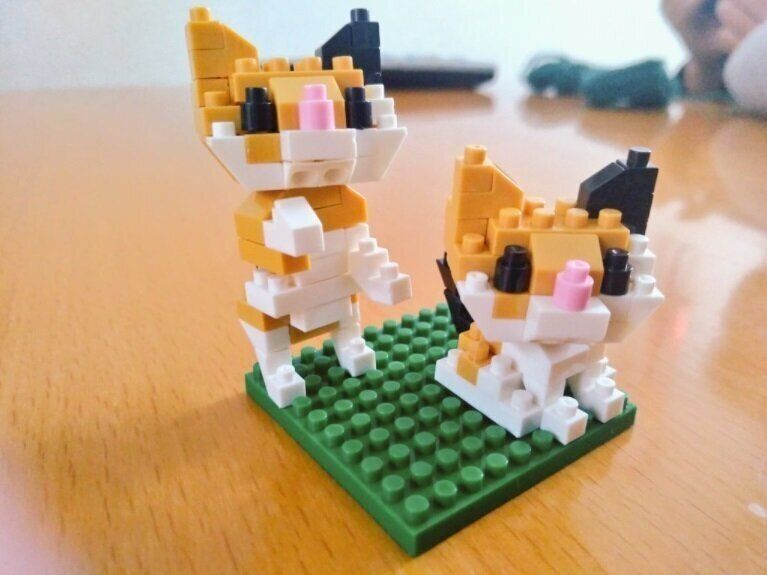 子猫のナノブロック