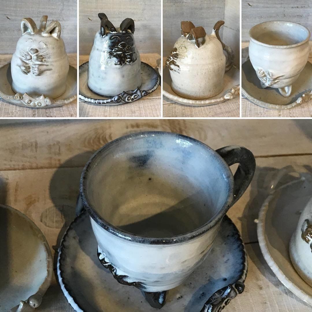 猫のカップ＆ソーサー