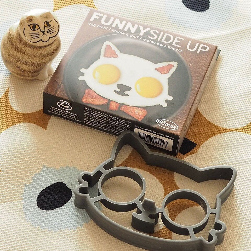 猫型目玉焼きが焼けるシリコン枠