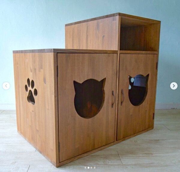 猫用インテリアのお店「Handmade for Cats」の作品