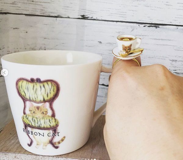 猫モチーフのアクセサリー